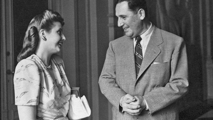 El día que se conocieron Perón y Evita.